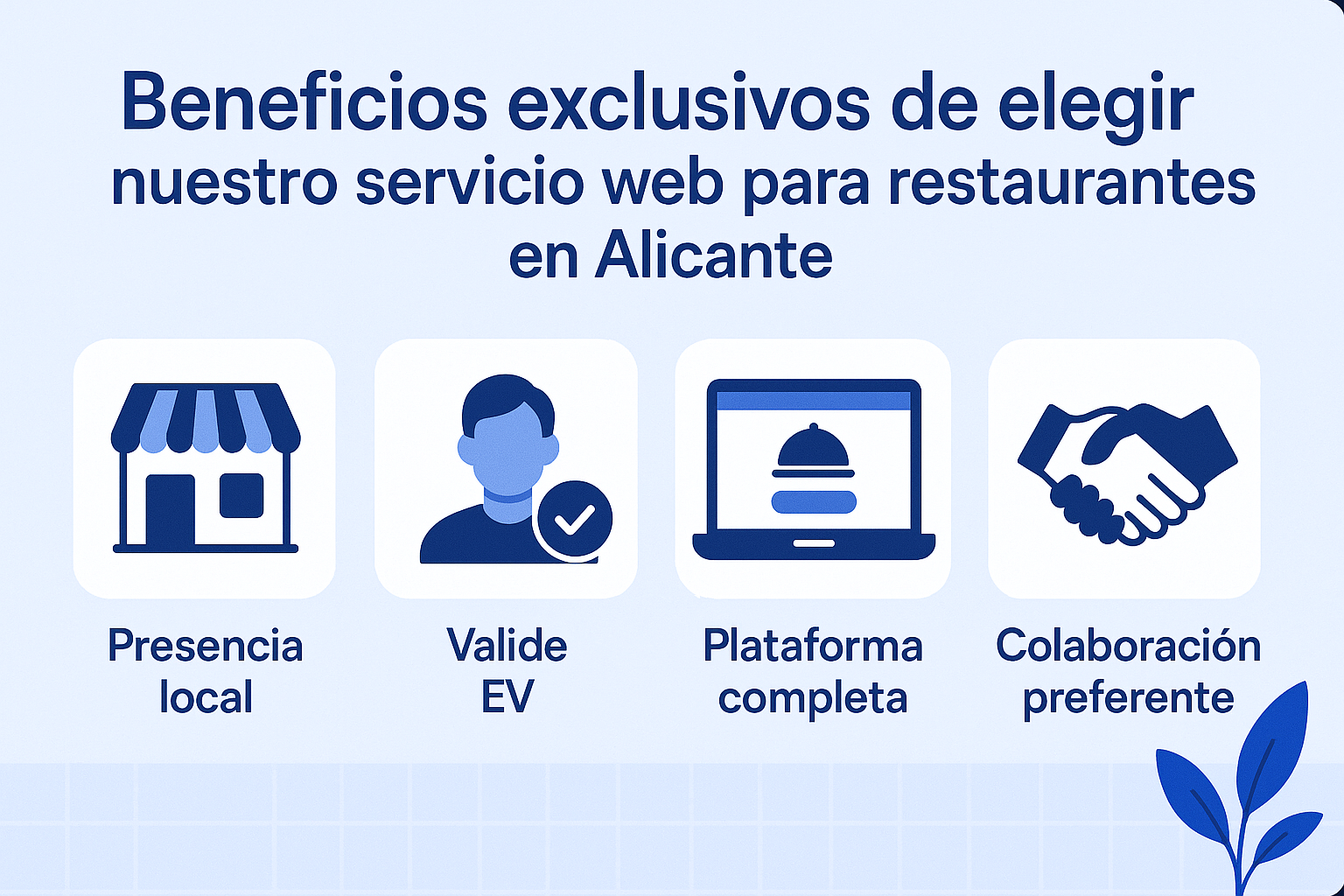 Beneficios exclusivos de elegir nuestro servicio web para restaurantes en Alicante