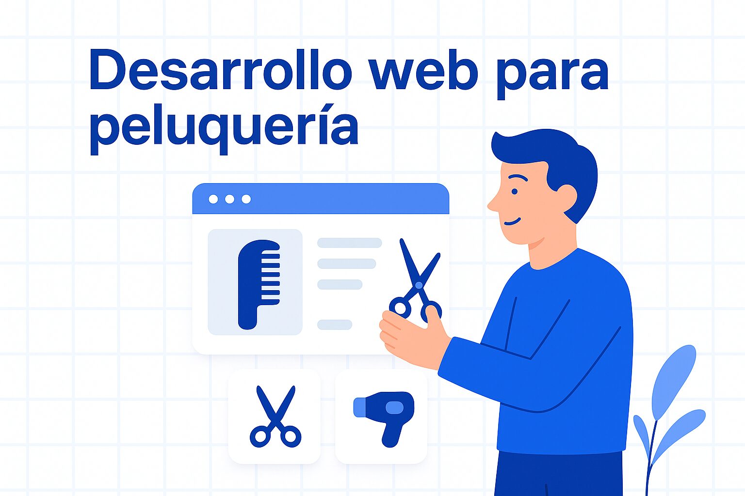 Características esenciales de un sitio web para peluquerías