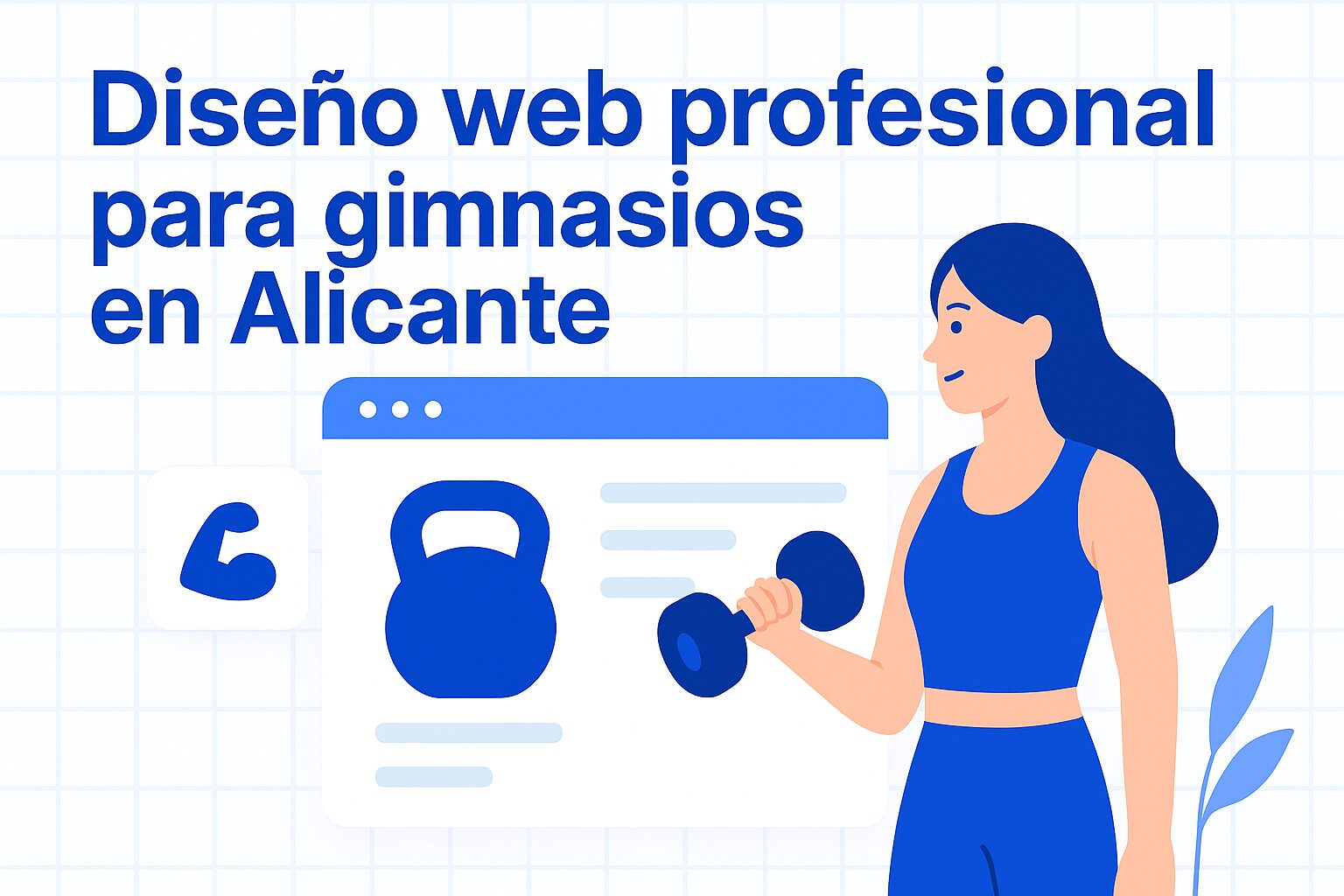 diseño web profesional para Gimnasion en alicante