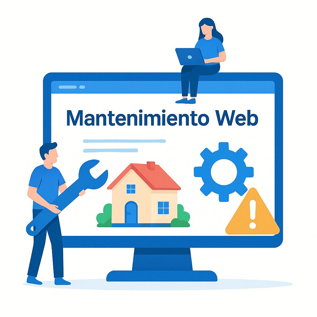 Mantenimiento web de diseño web para inmobiliarias en Alicante