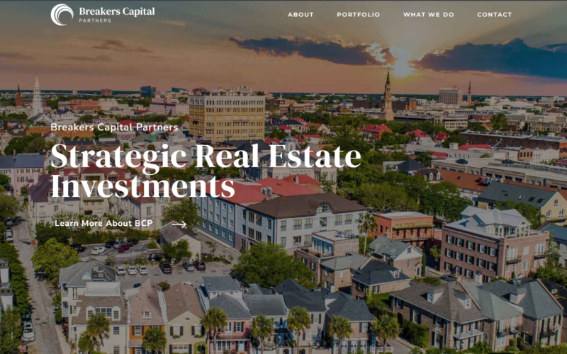Diseño web para firma de inversión inmobiliaria Breakers Capital Partners